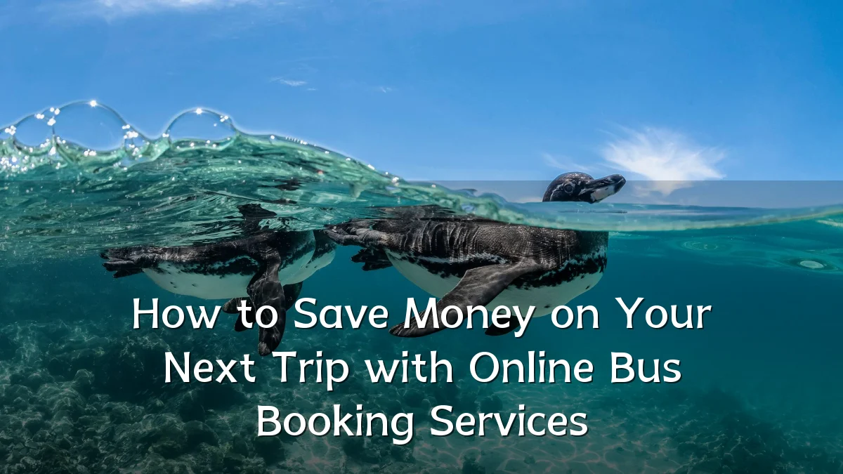 How to Save Money on Your Next Trip with Online Bus Booking Services
