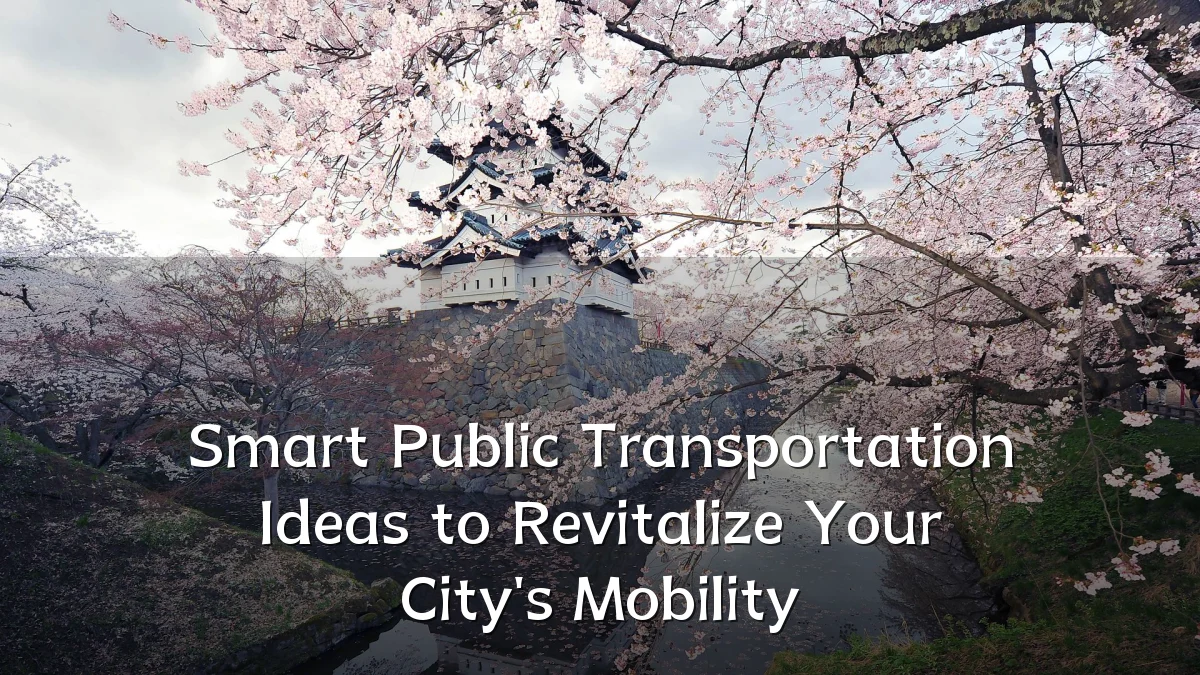 Smart Public Transportation Ideas to Revitalize Your City's Mobility