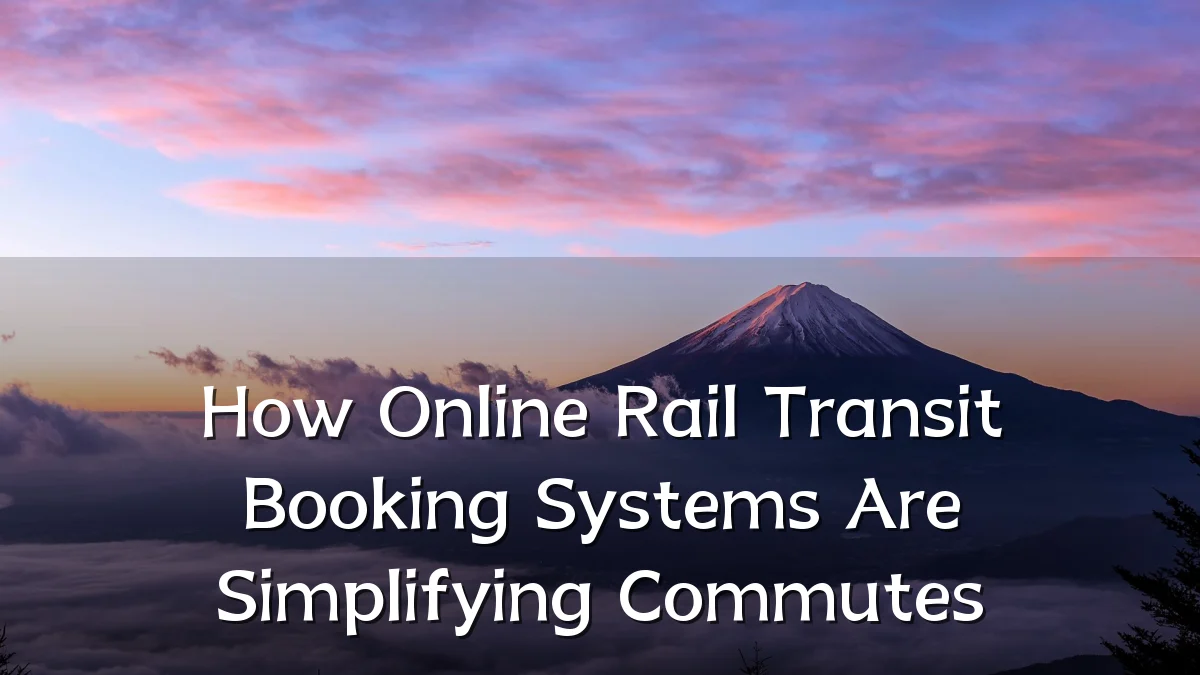 How Online Rail Transit Booking Systems Are Simplifying Commutes