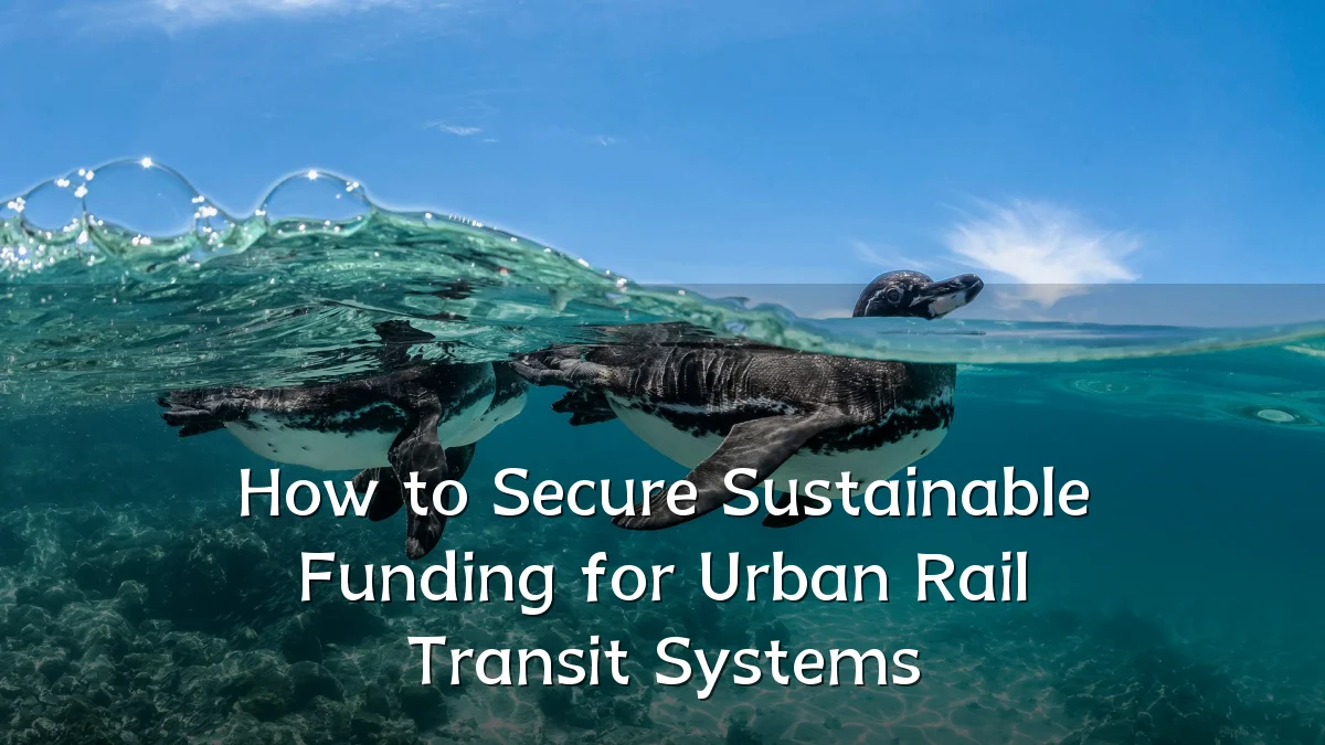 How to Secure Sustainable Funding for Urban Rail Transit Systems
