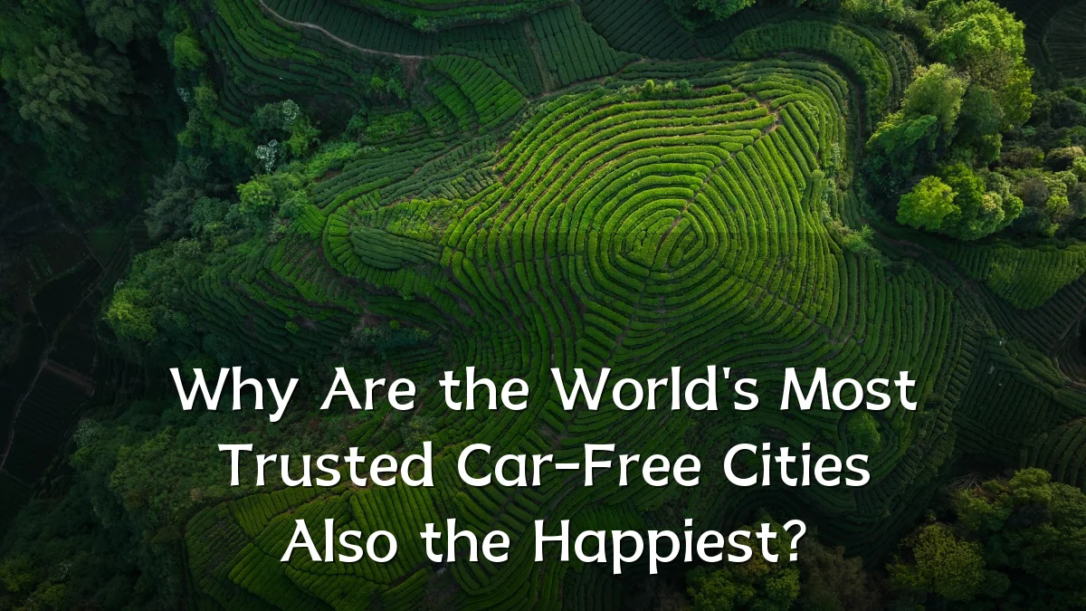 Why Are the World's Most Trusted Car-Free Cities Also the Happiest?